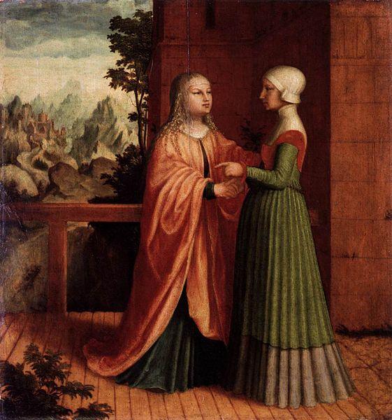 Master of Ab Monogram The Visitation oil painting picture